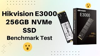 Hikvision E3000 256GB NVMe SSD Benchmark Test [upl. by Airuam]