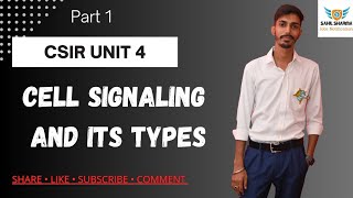 CSIR NET UNIT 4 Cell signaling Cell signaling and its types Autocrine paracrine and juxtacrine [upl. by Lydia]