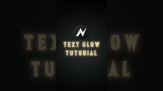 NodeVideo  Glow Text Tutorial 🤯🔥  shorts tutorial [upl. by Alesram]