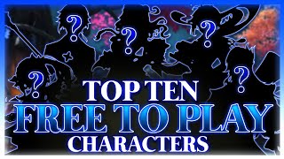 Top 10 BEST Characters For Free To Play Players  Genshin Impact [upl. by Lilias]