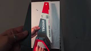 🪚Unboxing The New Bunnings Trojan Toolbox Saw⚒️ shortsviralASMRToolbox saw [upl. by Fishman507]