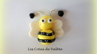 Tuto Fimo Abeille Polymer Clay Tutorial [upl. by Nnylirej69]