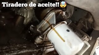 Fuga de Aceite en Mazda CX7 2011 Tira por el Enfriador del Aceite 🤯 Cuidado ⚠️ [upl. by Zebe]