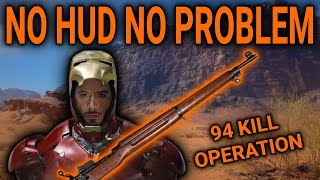 Battlefield 1  No HUD No Problem  Multiplayer PC Gameplay [upl. by Filberto]