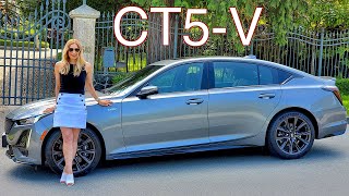 New Cadillac CT5V Review  Impressive car [upl. by Wilone]