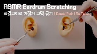 ASMR 쇠갈고리로 거칠게 고막 긁기 I Dental Pick I Eardrum Scratching No Talking [upl. by Friedland150]