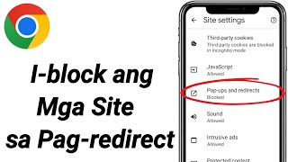 Paano Iblock ang Mga Site sa Pagredirect Sa Chrome Browser  Iblock ang lahat ng redirect site [upl. by Nemajneb531]