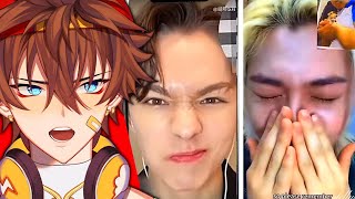 Kenji Reacts To Cringe KPOP Fancalls Full Stream [upl. by Lole394]