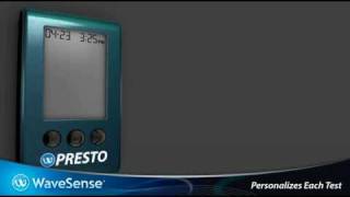 Wavesense Presto Blood Glucose Meter  Instructional Video Part 2 of 2 [upl. by Ativad]