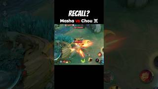 Did he just recalled in front me 👀 mobilelegends mlbb chouu mashamlbb [upl. by Niltiac]