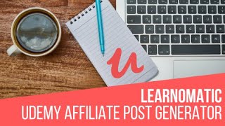 Learnomatic  Udemy Affiliate Post Generator Plugin for WordPress [upl. by Dich]