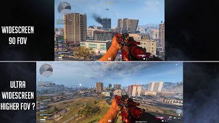 COD Warzone Widescreen vs UltraWidescreen  169 vs 219  Aspect Ratio Comparison [upl. by Avid371]