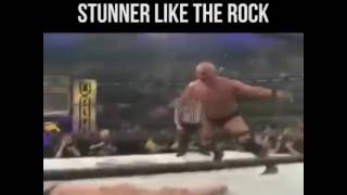 No One Took A Stone Cold Stunner Like the Rock [upl. by Apurk904]