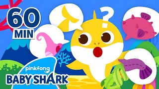 Where is Baby Sharks Tail  Compilation  Sing Along with Colors  Baby Shark Official [upl. by Ativ50]