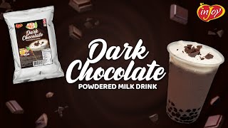 Dark Chocolate Milk tea Recipe  inJoy Philippines Official [upl. by Drida937]