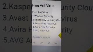 Top 5 Best Free Antivirus software 😱 for windows  Free antivirus for PC 🔥 Free of cost [upl. by Seebeck671]