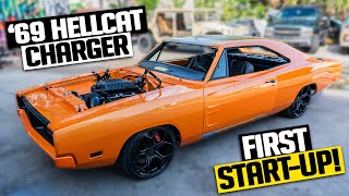 1969 Hellcat Swapped Charger Paint Assembly amp Start Up  SRT Charger Build Ep 3 [upl. by Ivana484]