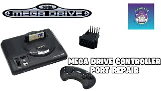 How to fix Mega Drive  Sega Genesis console Controller Port Fix [upl. by Keelia]