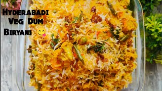 Authentic Hyderabadi Veg Biryani ll Delicious veg Biryani Recipe By  Cook With Baigs [upl. by Akla997]