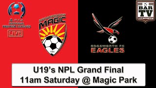 2015 U19 NPL Grand Final  Broadmeadow Magic v Edgeworth [upl. by Leirum]