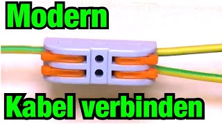 So modern kann man Kabel verbinden Proofwood [upl. by Corinna]