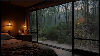 Rain Sounds For Sleeping 100 Instantly Fall Asleep With Rain And Thunder Sound At Night f023 [upl. by Funch]