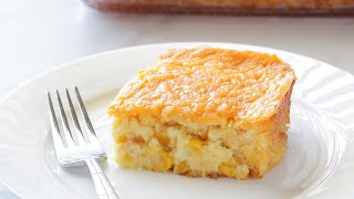 Corn Casserole Recipe with Jiffy Corn Mix [upl. by Nomled]