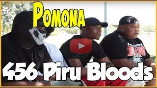 456 Island Piru Bloods at Palomares Park in Pomona CA [upl. by Eitac]