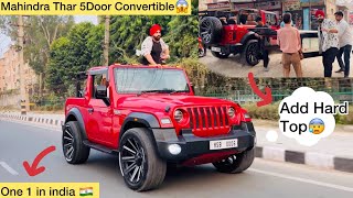 2024 Mahindra Thar 5Door Convertible😱 One in india 🇮🇳 [upl. by Narad]