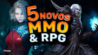 5 Novos MMORPG  MMO E RPG para PC em 2024 e após  PC Android Xbox Series PS5 amp Switch  7 Fases [upl. by Garnet955]