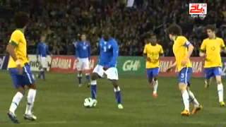 Mario Balotelli goal vs Brazil  22032013 [upl. by Mit]