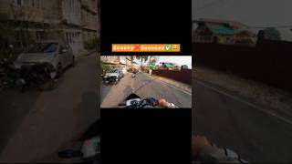 Scooty ❌ Scooter ✅😂 viralvideo youtubeshort motovlog funny overtake scooty bikelover [upl. by Dearborn]