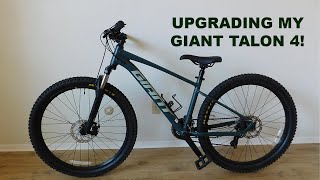 Top 3 Upgrades on my Giant Talon 4 hardtail bike [upl. by Courtenay]