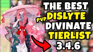 UPDATED 𝐃𝐈𝐕𝐈𝐍𝐀𝐓𝐄 PRIORITY PVP TIERLIST 346 TIERLIST  DIVINATE TIERLIST  DISLYTE [upl. by Janeta]