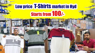 Low price Best Quality TShirts market in Hyd ll Maa Creations TShirts wholesale ll NAMO TELANGANA [upl. by Angid16]