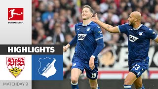 VfB Stuttgart  TSG Hoffenheim 23  Highlights  Matchday 9 – Bundesliga 202324 [upl. by Ailadgim862]