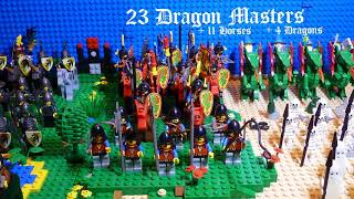 Lego Castle Kingdoms army collection stop motion [upl. by Nawuj390]