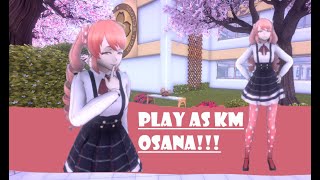 Play as KM Osana DL yanderesimulator [upl. by Mauer192]