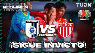 HIGHLIGHTS  Querétaro vs Necaxa  Liga Mx  CL2024 J7  TUDN [upl. by Pfosi]