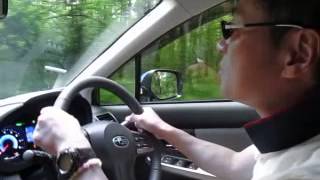 IMPREZA SPORT HYBRID ROAD TEST in KAIDA HIGHLAND [upl. by Netsua982]