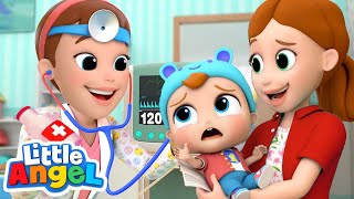 Be Brave Baby John  Little Angel Kids Songs amp Nursery Rhymes [upl. by Pate]