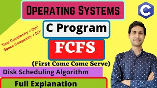 C Program  FCFS First Come First Serve  Disk Scheduling Algorithm  Operating Systems [upl. by Olemrac]