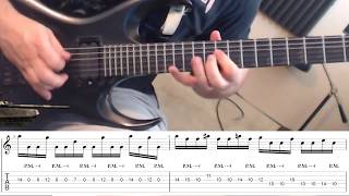 Rorkes Drift by Sabaton Intro Riff Guitar Lesson Preview [upl. by Pozzy]