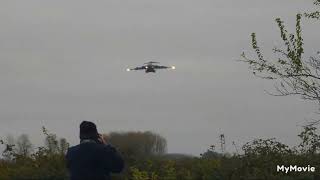 Bomber task force deployment preparation kalitta air 747 amp US Airforce C17 RAF Fairford 011124 [upl. by Aniahs288]