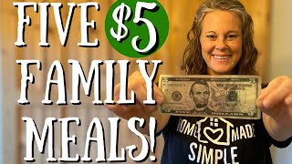 5 HEALTHY Family Meals EASY Meals for 5 PERFECT For Winter frugalmeals recipe homemadesimple [upl. by Rayle]