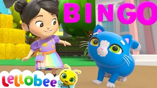 Welcome Bingo Ella’s New Cat Friend on the Farm 🐱 🌻Lellobee City Farm  Kids Playhouse Song Mix [upl. by Aley589]