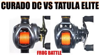 Curado DC VS Tatula ELITE LONG CAST frog BATTLE SHOCK WINNER [upl. by Ettenel]