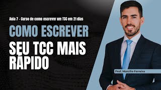 Como Escrever seu TCC Mais Rápido Técnicas para Acelerar a Produção de Texto [upl. by Lahey773]