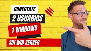 Conectar 2 usuarios con Windows por remoto sin cerrar la sesion del otro [upl. by Lletnahc]