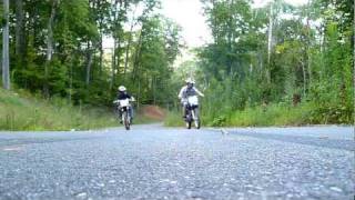 ttr 125 le vs crf 150 f drag race [upl. by Maxie]